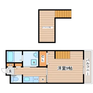 ブランニューY&S【1階】の間取り