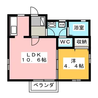 グランメール・M【2階】の間取り