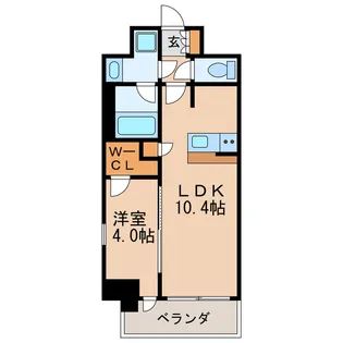 プレサンスロジェ車道駅前SOUTH【13階】の間取り