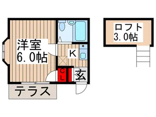 ロフティスピング鎌ヶ谷【1階】の間取り