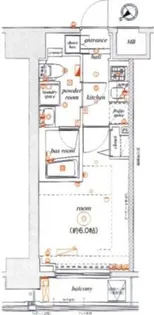 エル・グランジュテ川崎【10階】の間取り