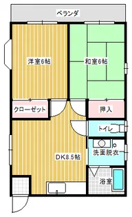 エスペランサB【2階】の間取り