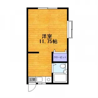 ブライトハイツ秋山【1階】の間取り