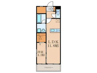 ERIOS COURT KN【4階】の間取り