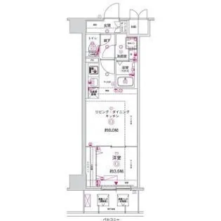 CREST TAPP 京都西京極 dex【6階】の間取り