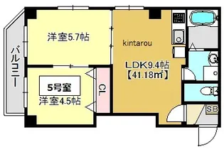 レフィーユ【4階】の間取り