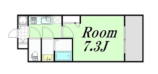 エスリード阿波座ノースプレイス【5階】の間取り