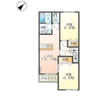 プロスペリタ【2階】の間取り