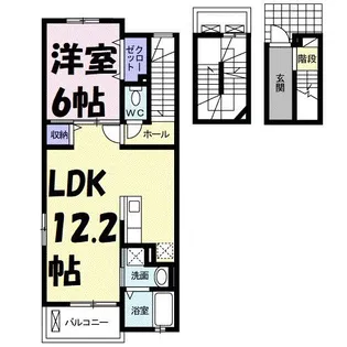 パークビレッジ春日部1【3階】の間取り