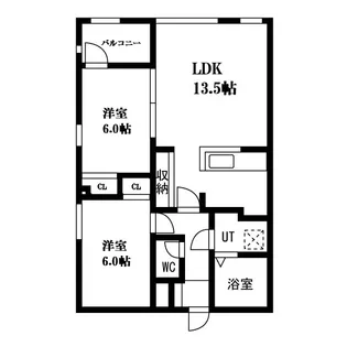 ターシャリー【3階】の間取り