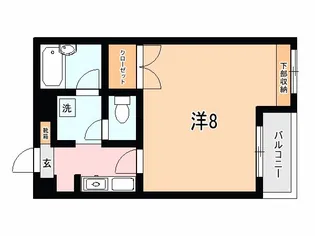 瀬戸マンション【2階】の間取り