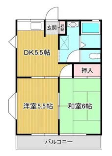 パークサイド神納【2階】の間取り