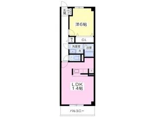 ライラックII【3階】の間取り