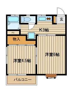 トムハイツ【1階】の間取り