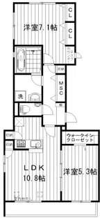 パレス新井薬師【2階】の間取り