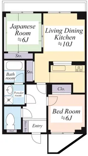 ラ・ネージュ【2階】の間取り