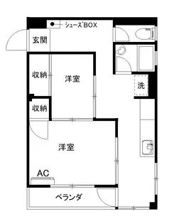 土屋ビル【4階】の間取り