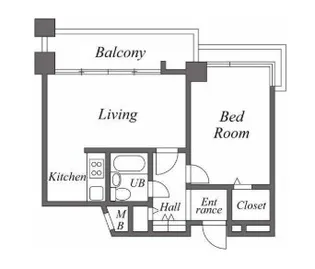 ホメストイーストヒルズ【2階】の間取り
