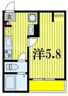 アネックスガーデン馬橋【1階】の間取り