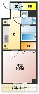 Eラオジアー【2階】の間取り