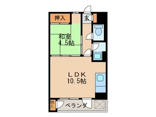 篠木ビル【3階】の間取り