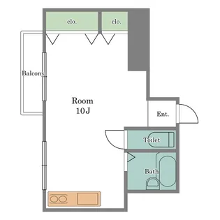 花こう第ニビル【3階】の間取り