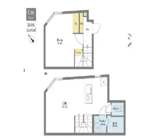 LEGALAND西新宿【4階】の間取り