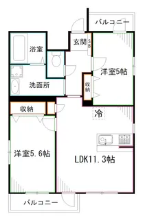 トレスミル中野【3階】の間取り
