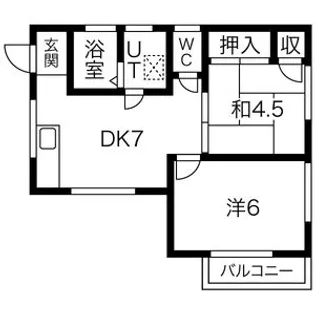 サンピュア望月【1階】の間取り