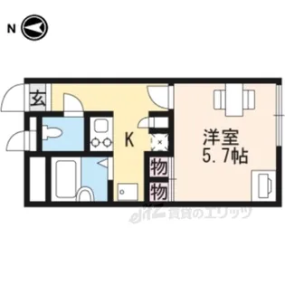 レオパレスイーストストーン【1階】の間取り