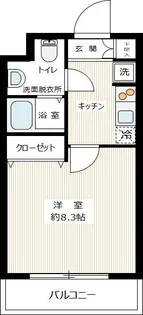 ファーストコート赤羽【1階】の間取り