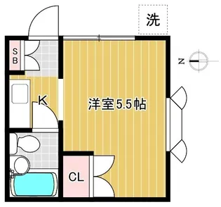 コーポT.M【1階】の間取り