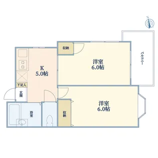 キャッスル荻窪【3階】の間取り
