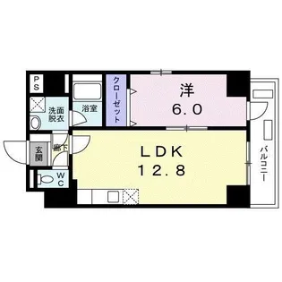グランドルチェ東日本橋【9階】の間取り