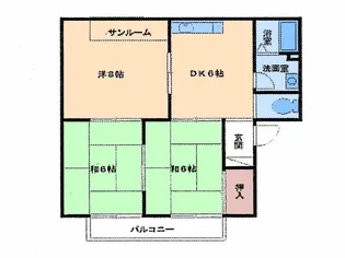セジュール堅田【2階】の間取り