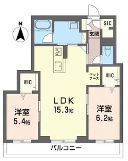 レデン【2階】の間取り
