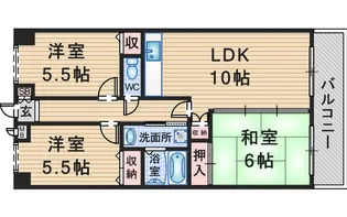 東光苑【4階】の間取り