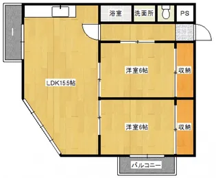 第20マントクビル【9階】の間取り