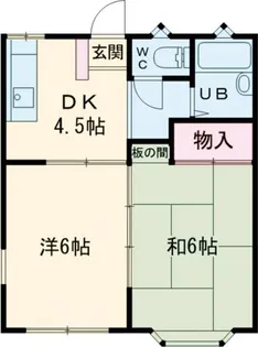 ルシェール横山C棟【1階】の間取り