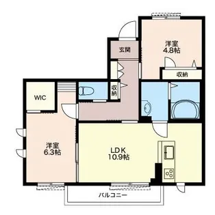 ヴィオラ【1階】の間取り
