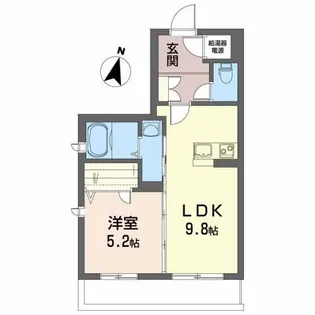 Blue Rose【3階】の間取り