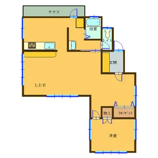 第3水戸ビル【3階】の間取り