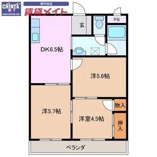 セピアロード【2階】の間取り