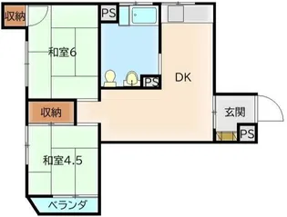 マンションヴィップ落合【3階】の間取り