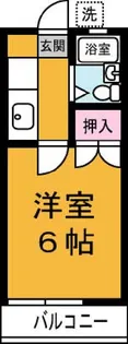 リバーマンション【1階】の間取り