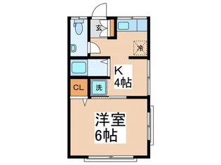 第二眞荘【2階】の間取り