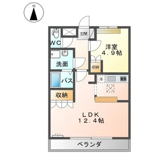 グラン・ソレイユ【1階】の間取り
