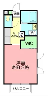 メゾン ド フォンティーヌ・B棟【1階】の間取り