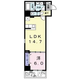 Gran Felicia【7階】の間取り