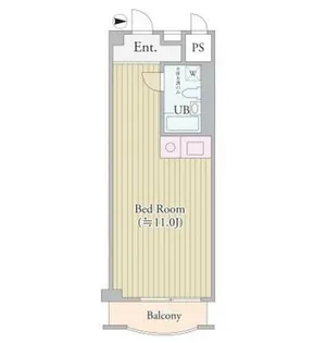 パークグレース新宿【6階】の間取り